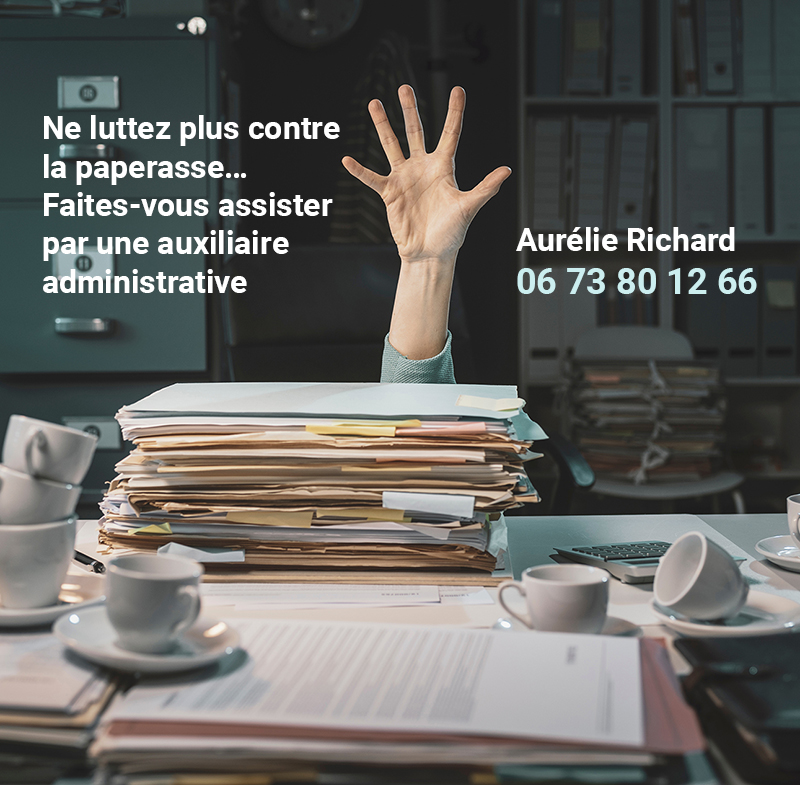 Faites vous assister par une auxiliaire administrative